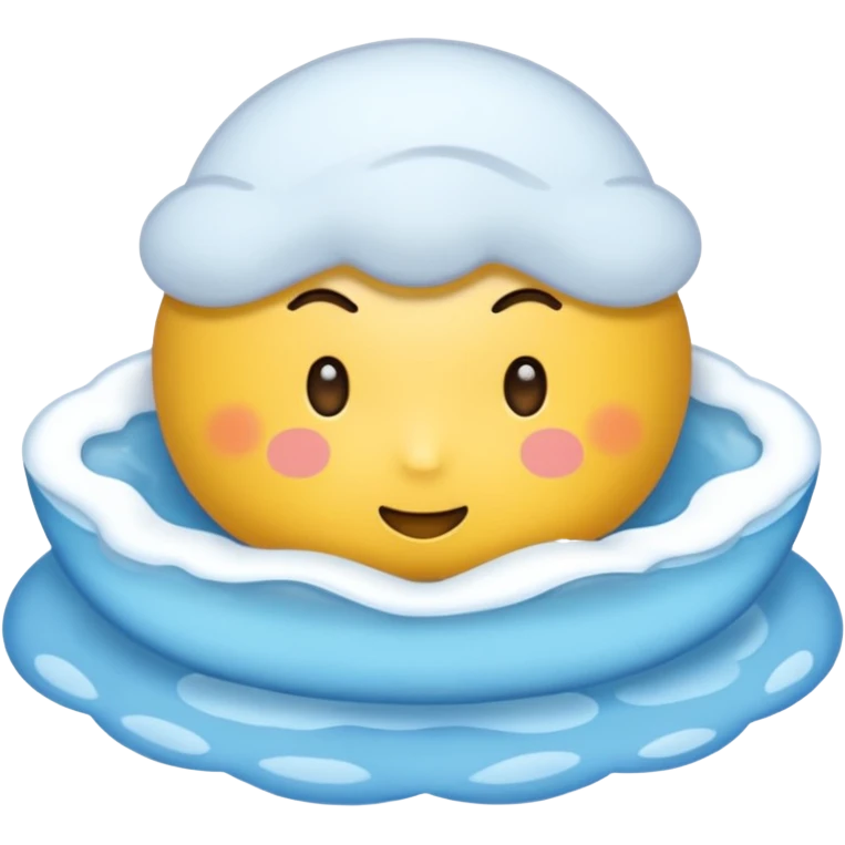 青い球に文字のXが刻まれている emoji