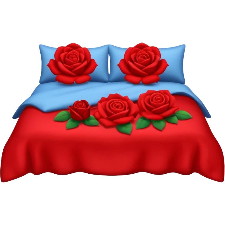 Roses on bed emoji