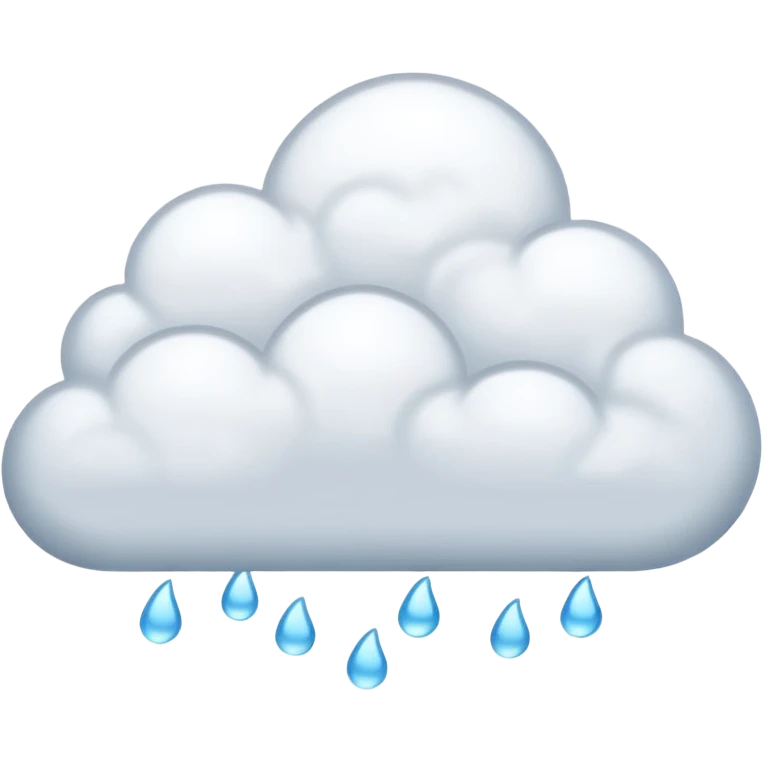 snowing cloud emoji