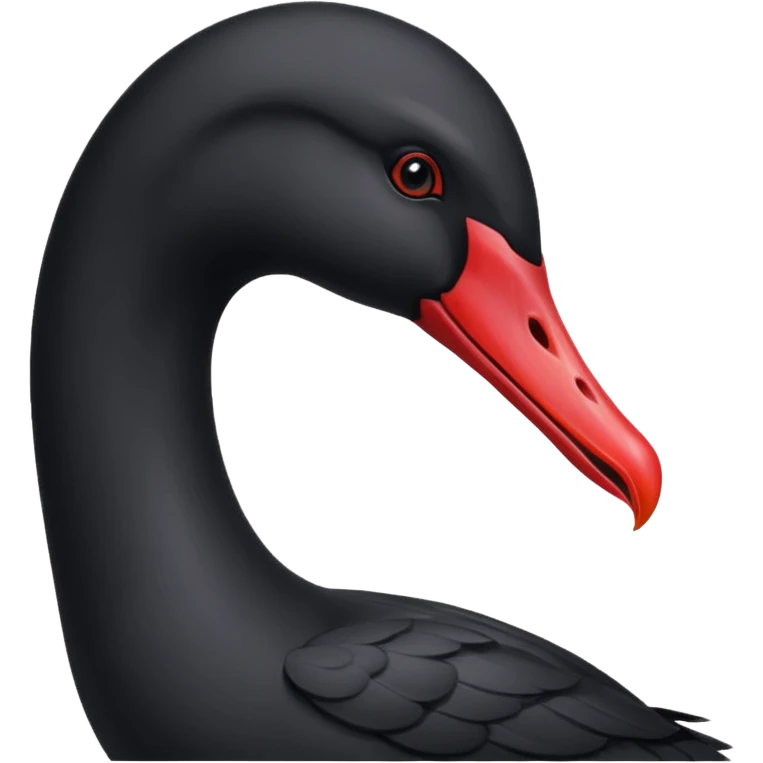 Black swan emoji
