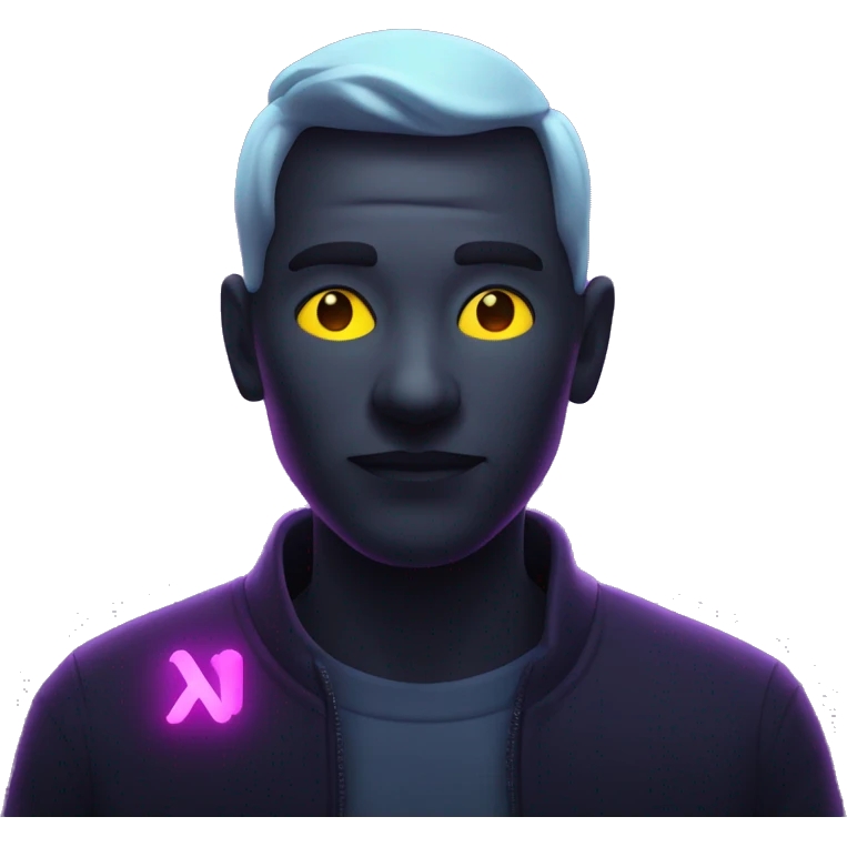 sigma with neon emoji