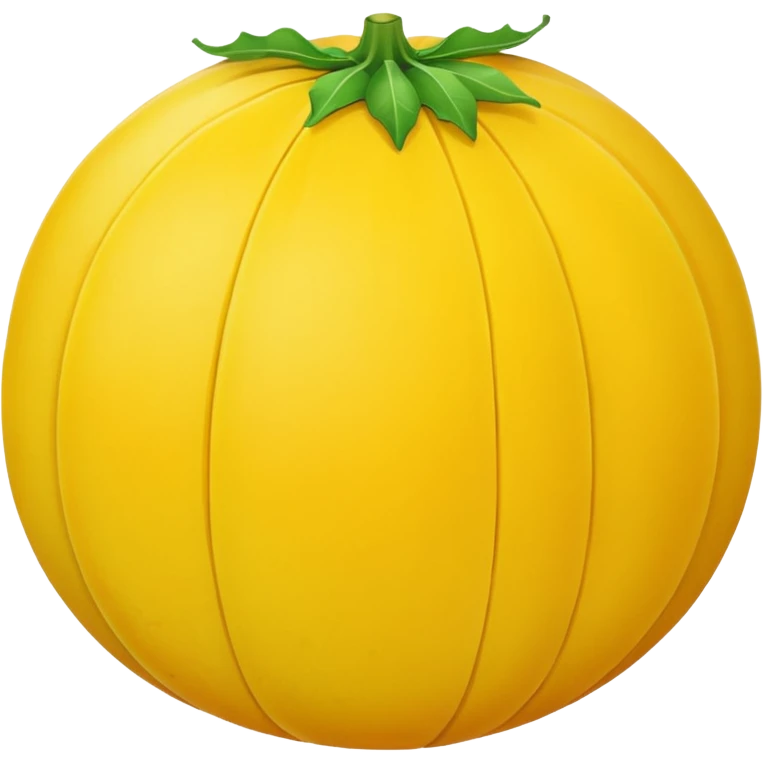 whole yellow melon  emoji