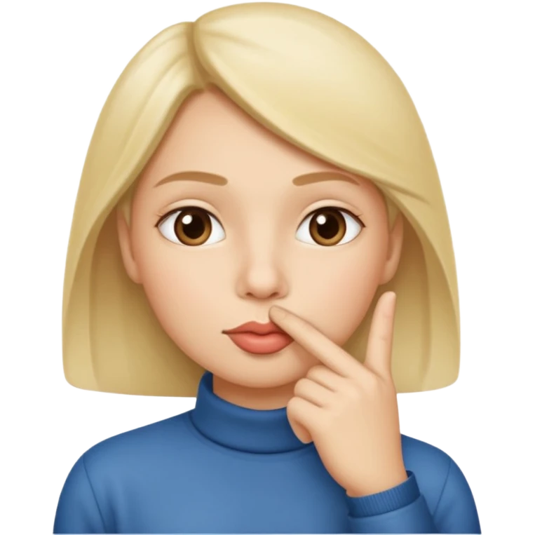 be quiet emoji