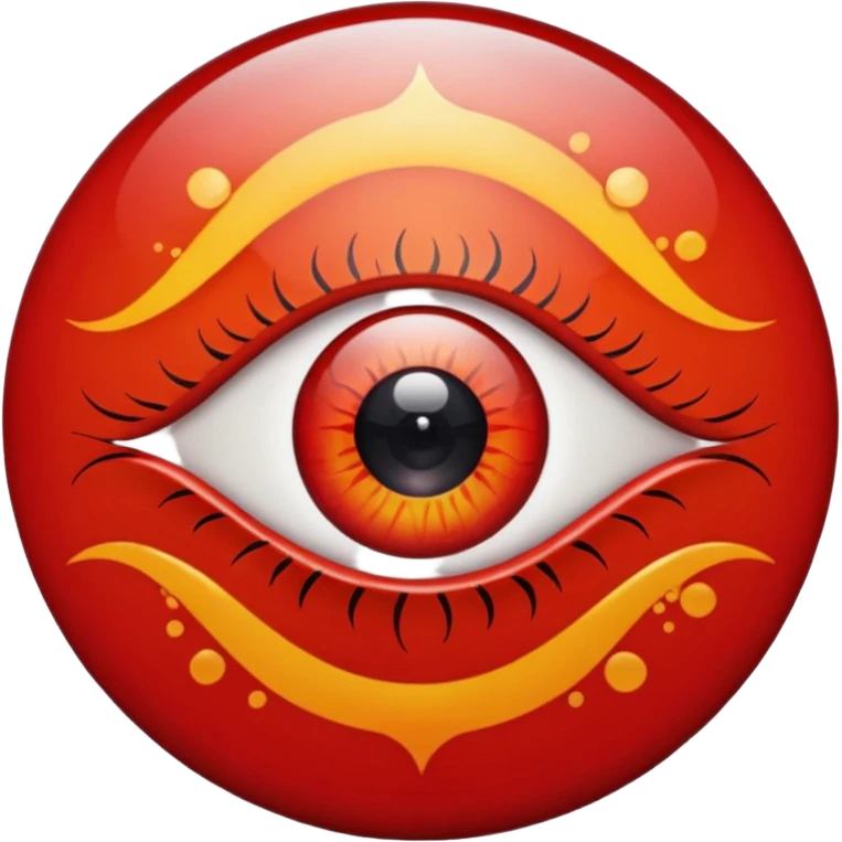 Red nazar emoji