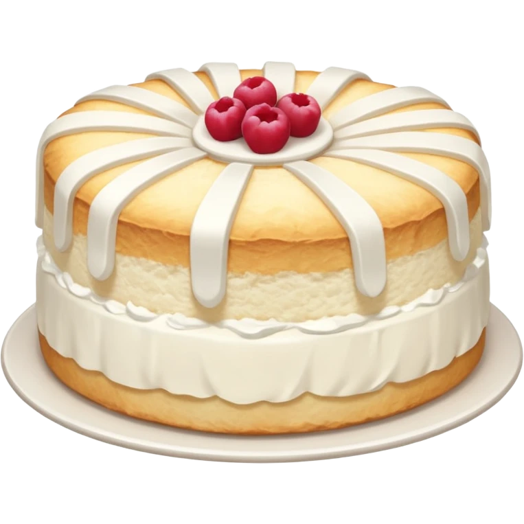 angel foo cake emoji