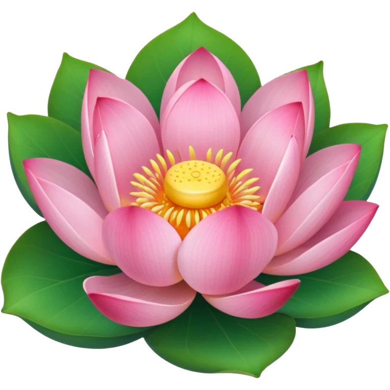 pink lotus circle leaf circle circle emoji