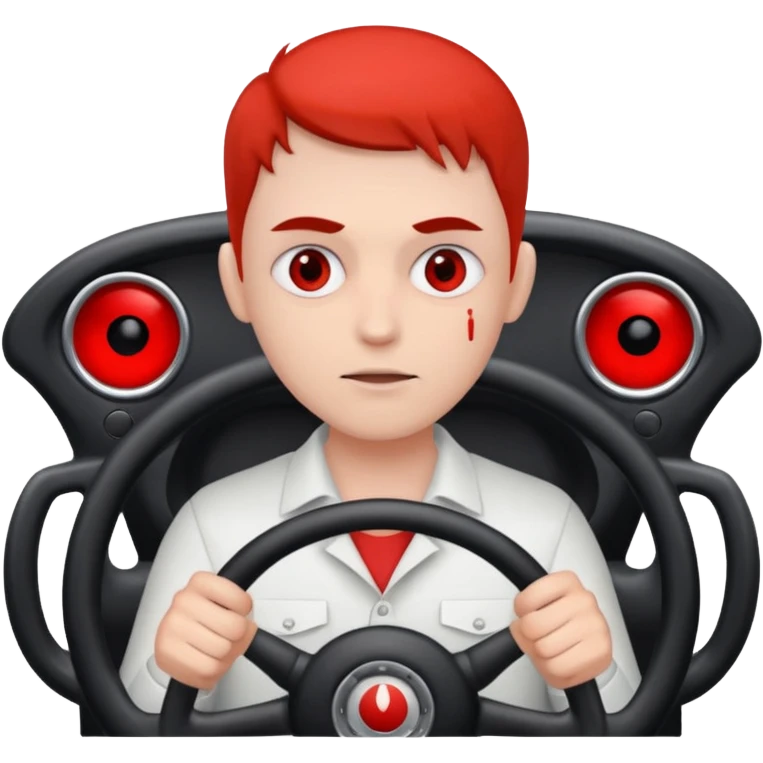 Driving drunk emoji