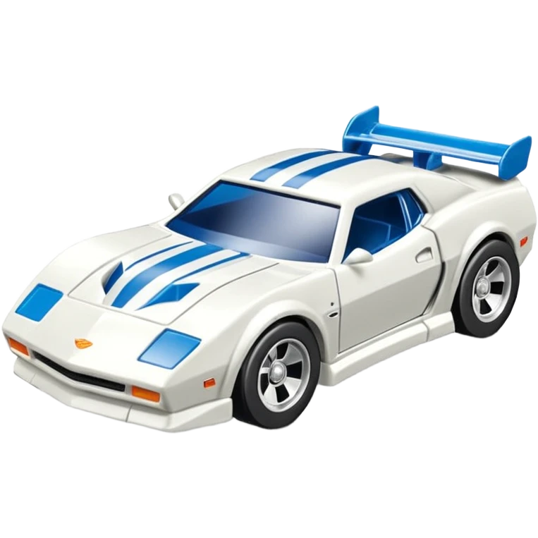 Машинка HotWheels белого цвета в классической упаковке HotWheels. emoji