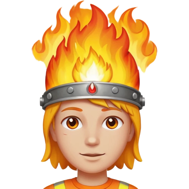 🙂🔥 cobine the two put the fire on topp of the head nothing more nothing less, stop with the ai emoji