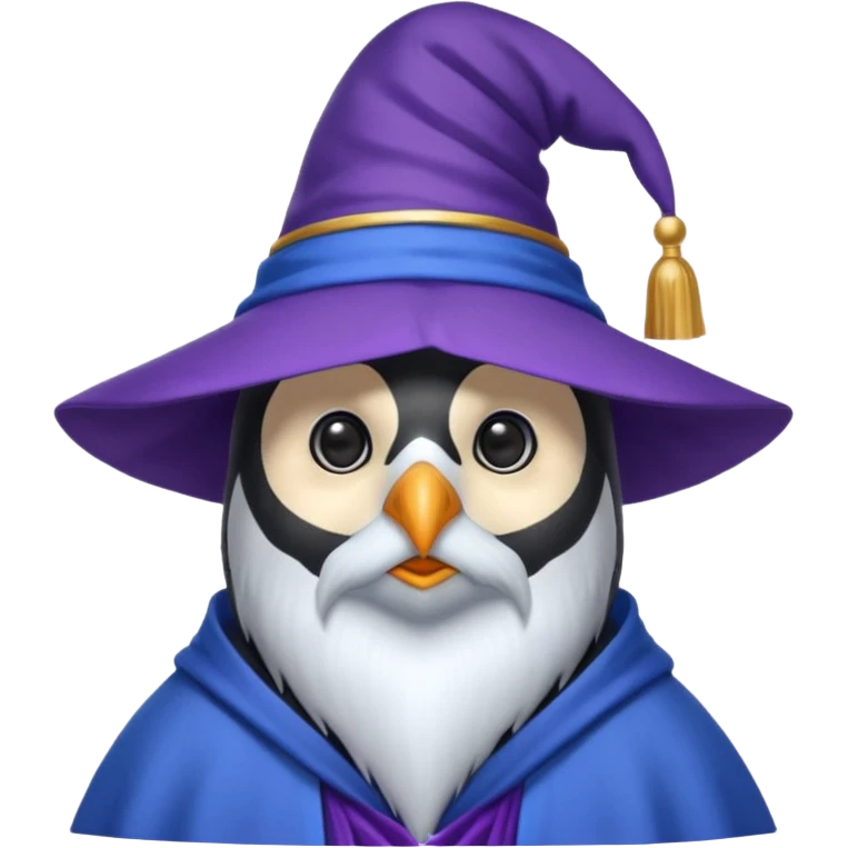 Penguin Wizard emoji