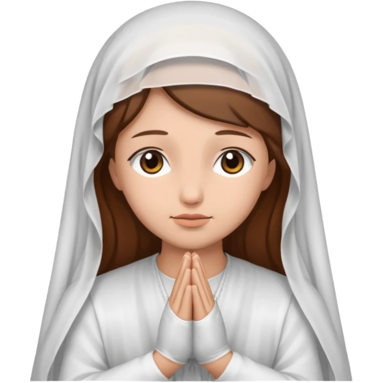 Nossa senhora rezando emoji