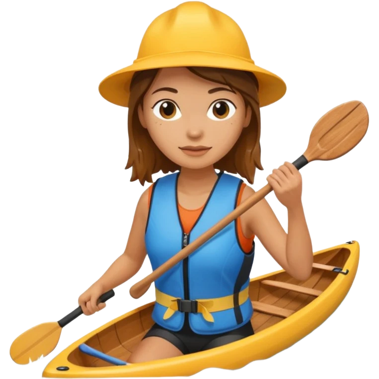woman canoeist emoji
