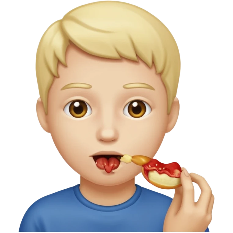 Eating anus emoji
