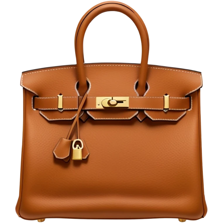 brown birkin hermes bag emoji