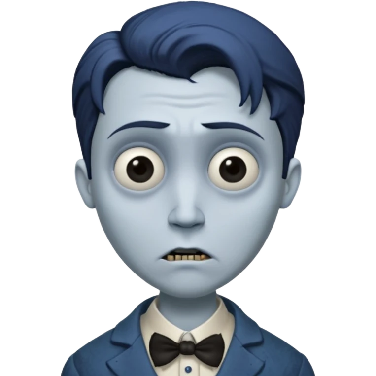 Victor Van Dort from Corpse Bride  head emoji