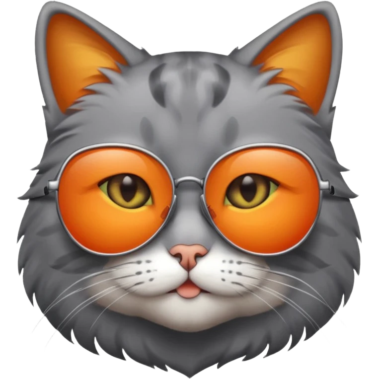Cat wearing sunglasses emoji