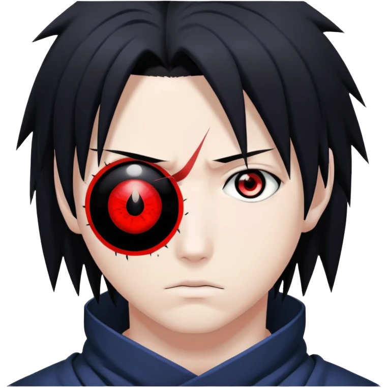Sasuke with sharingan emoji