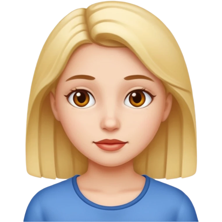 دختری که emoji