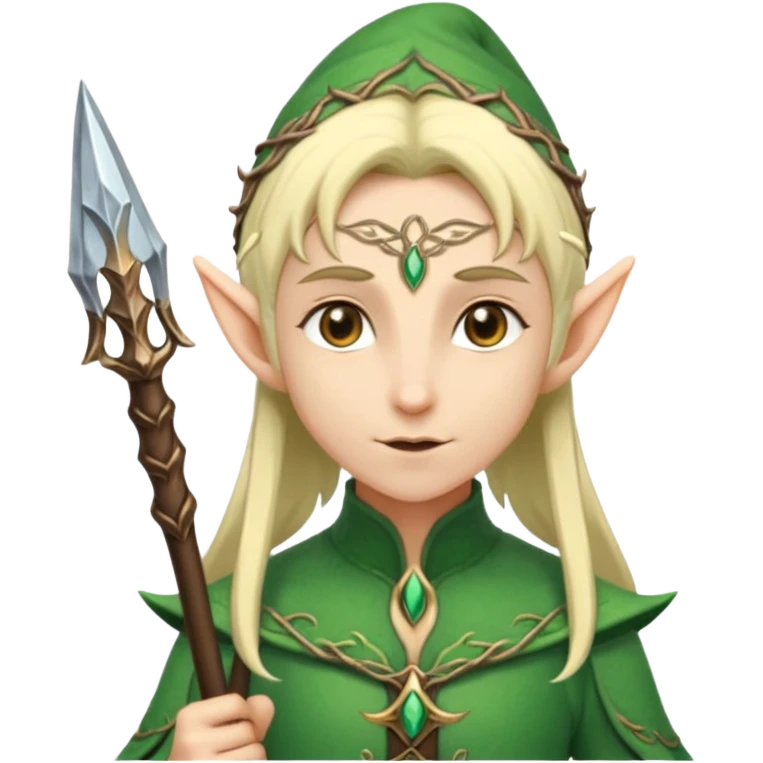 elves with staff emoji