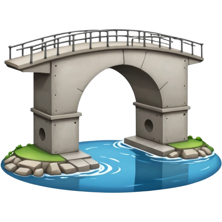 Bridge with two lands  emoji