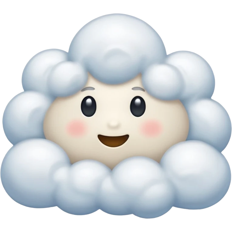 nuvem normal emoji