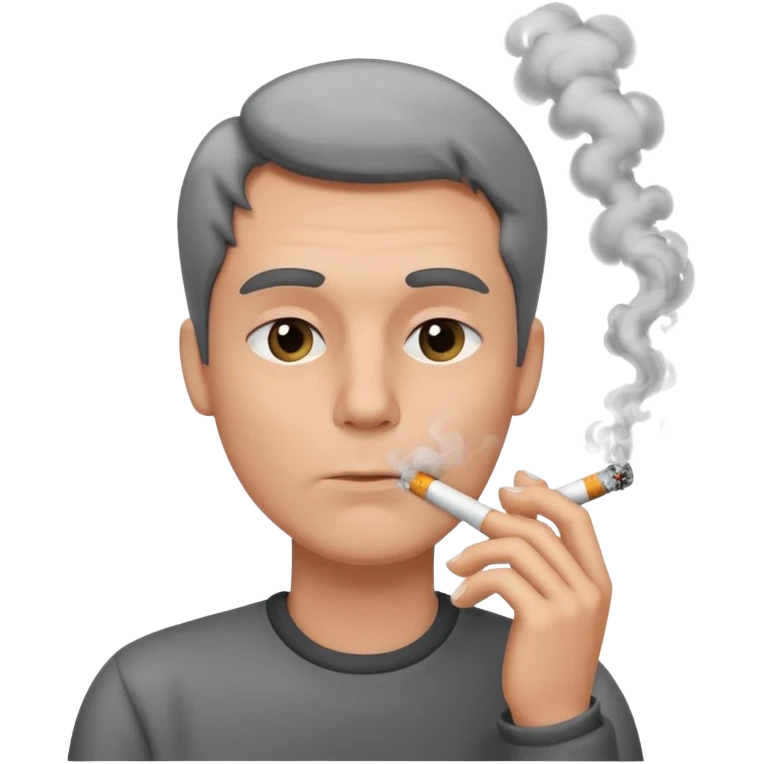 En train de fumer  emoji