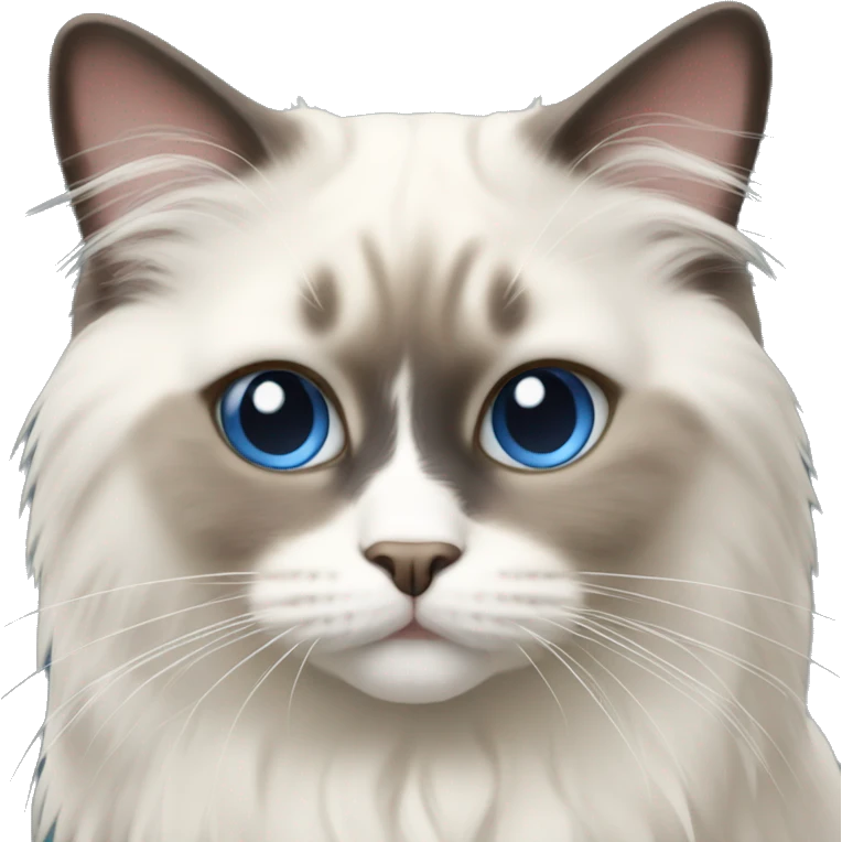 a ragdoll cat emoji