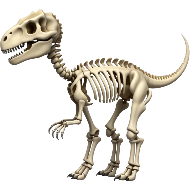 Dinosaur skeleton emoji