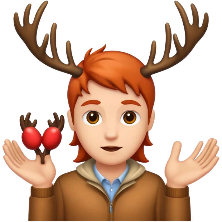 people with antlers emoji