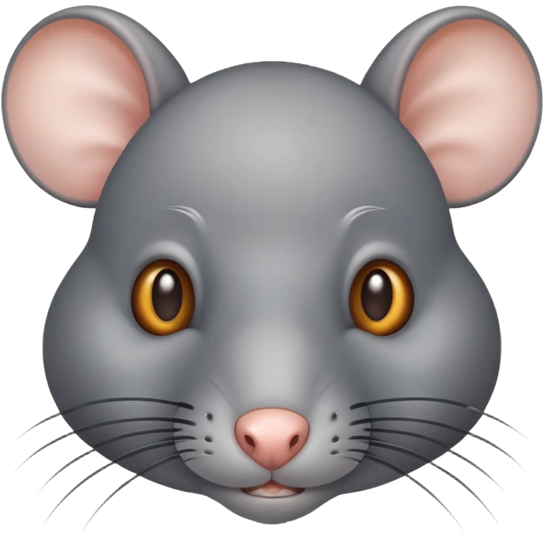 Gray rat emoji