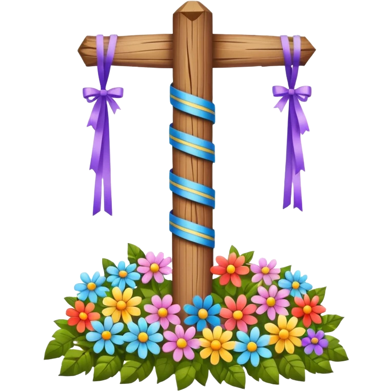 Midsummer pole emoji