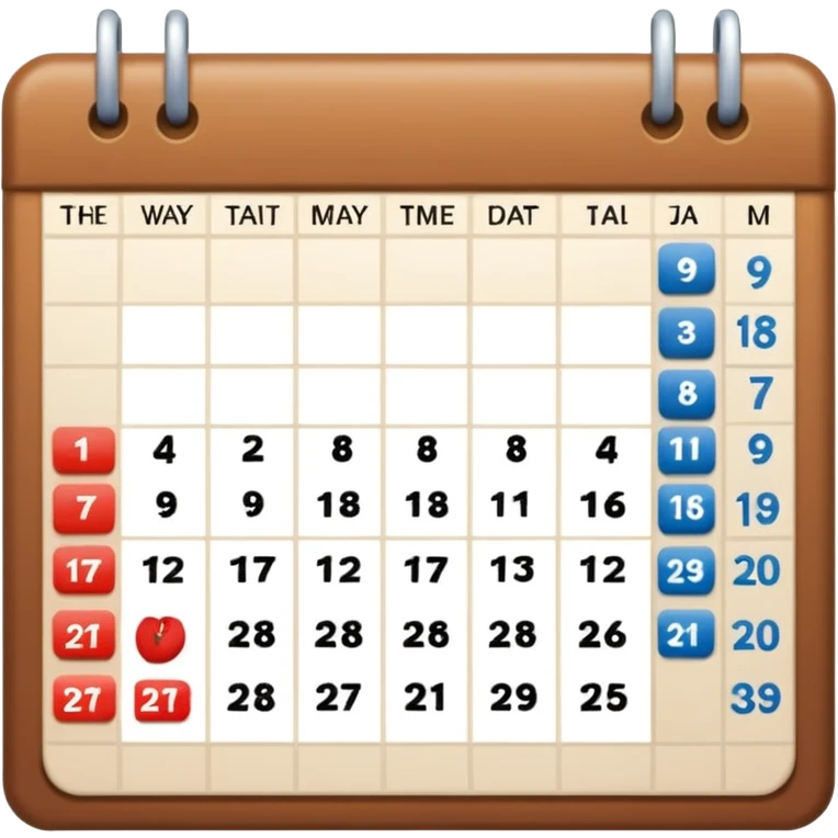 calendar emoji