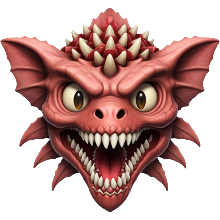Stranger things demogorgon head emoji