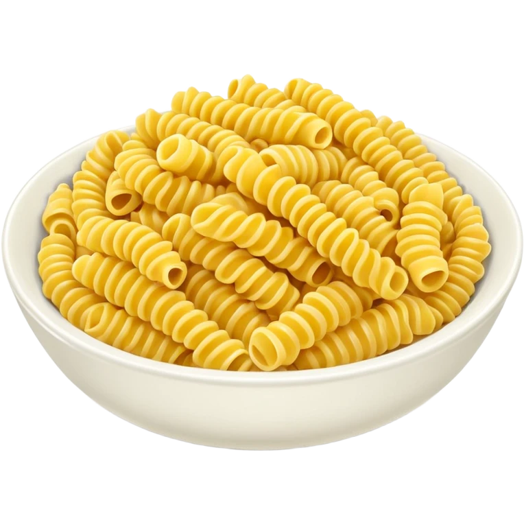 fusilli pasta bowl, just pasta, no other items emoji