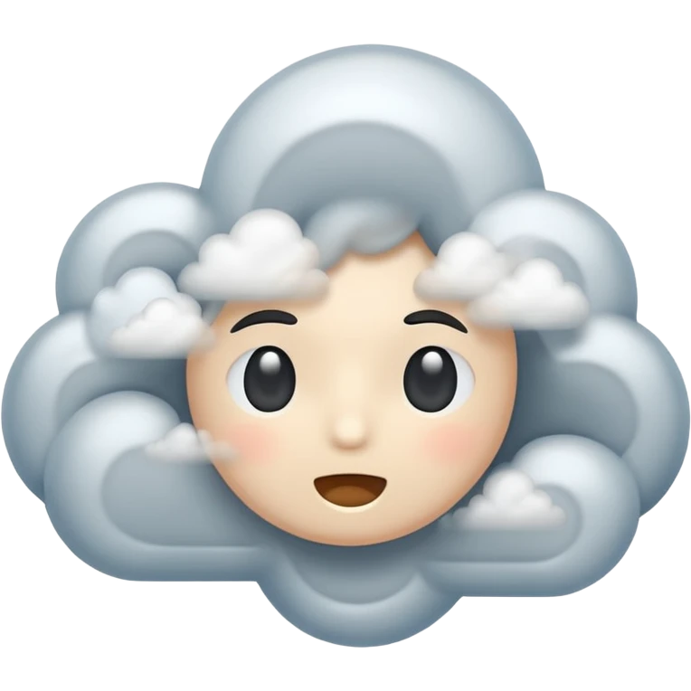 cloud blowing wind emoji