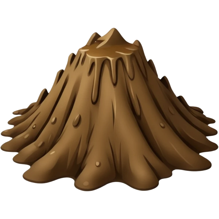 Mud on a floor  emoji