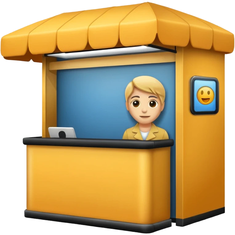 professional booth emoji