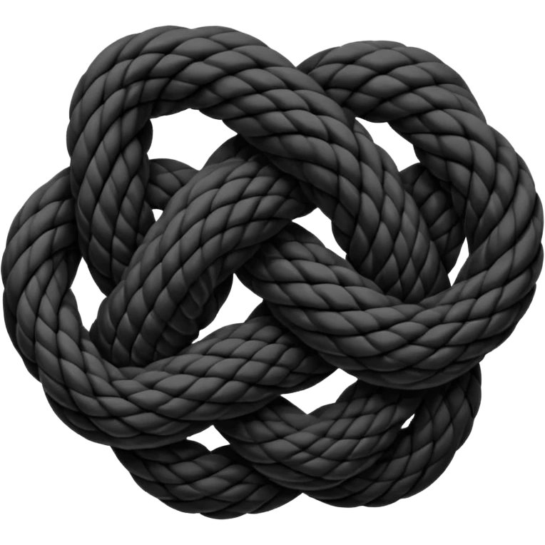 Nœud noir emoji