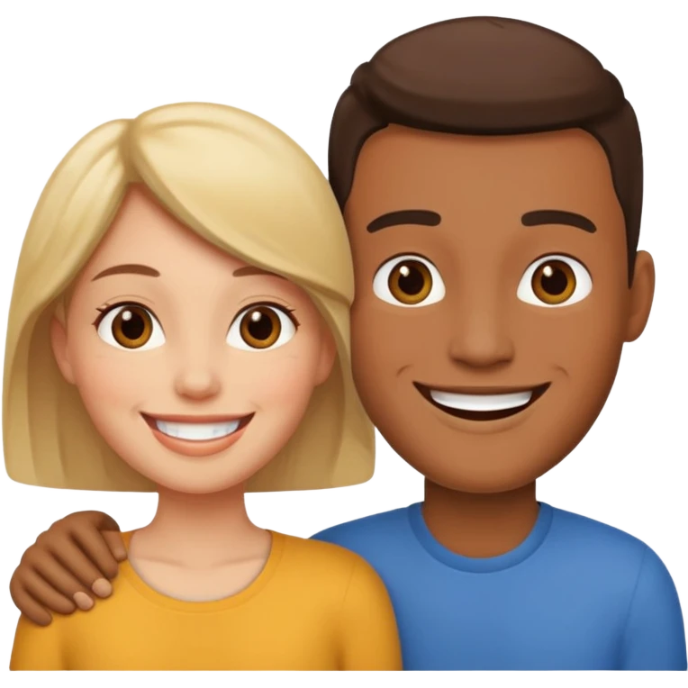 Un couple emoji