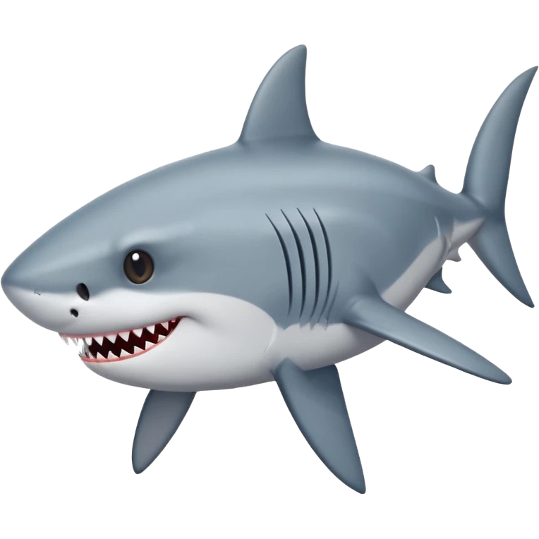 shark body with a cat face emoji