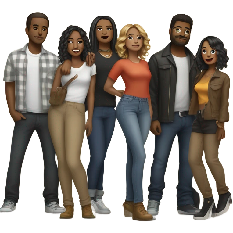 USA for Africa singers  emoji