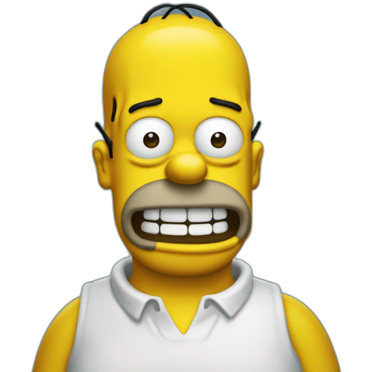 Homer Simpson heureux emoji