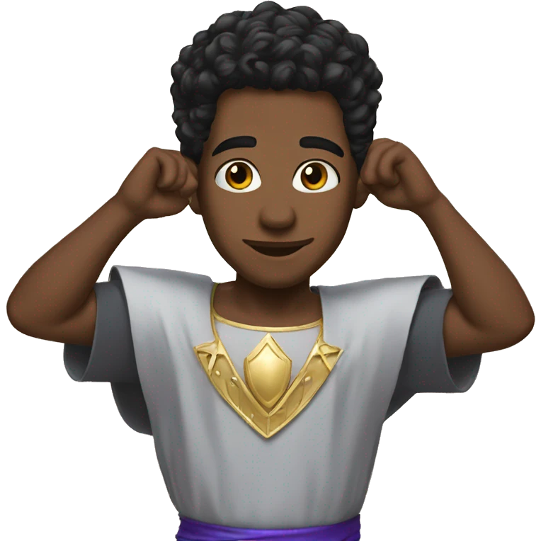 future prince with magic emoji