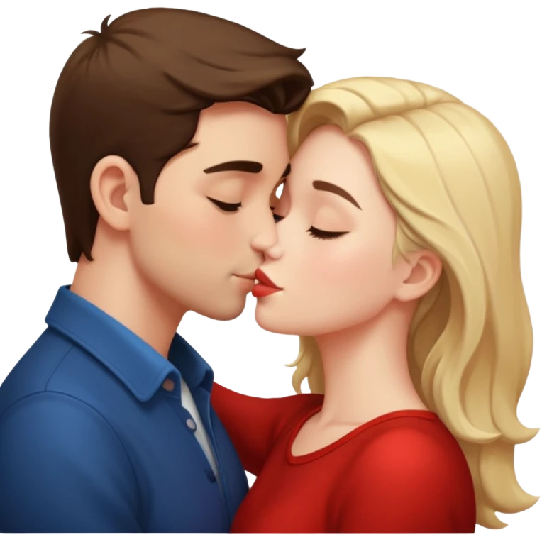 Lover kissing emoji