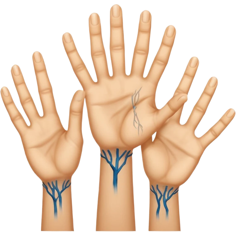 A person with there hands going up and down emoji