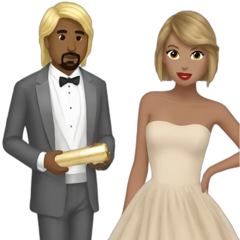 kanye grammys taylor swift emoji