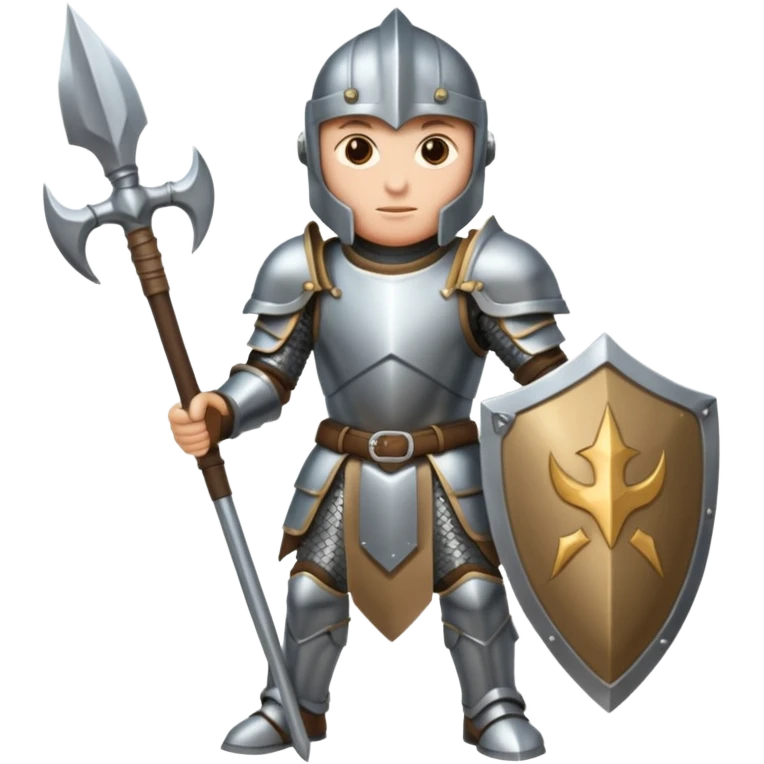  armor + halberd emoji