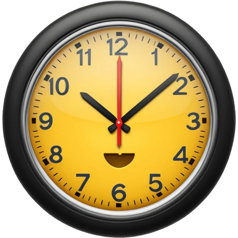time consuming clock emoji