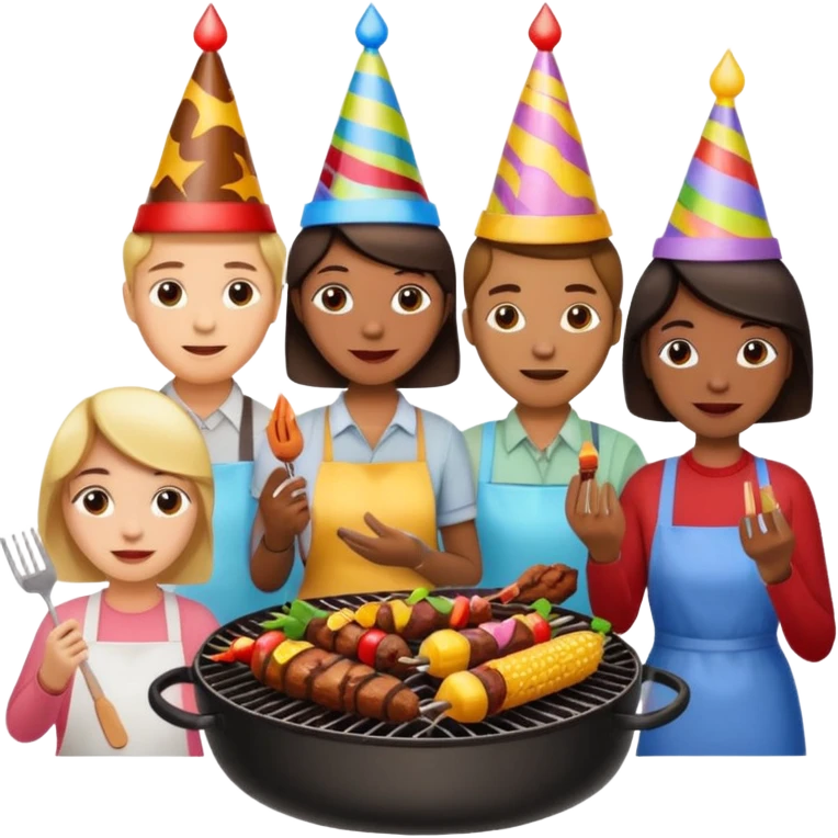 Bbq party emoji