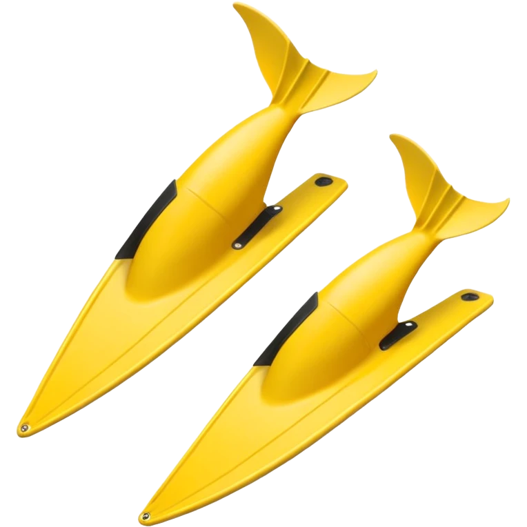  diving fins  yellow emoji